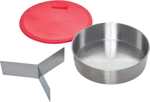 Miniatura 2 de Instant Pot Sartén antiadherente redonda oficial con tapa y divisor extraíble, multiusos, resistente, apta para lavavajillas, apta para horno, 7