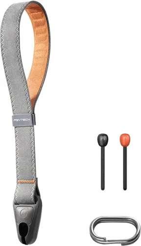 PGYTECH Correa de muñeca para cámara para fotógrafos, correa de mano ajustable de liberación rápida para Sony, Nikon, Canon, GoPro (gris)
