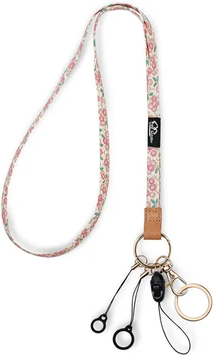 Miniatura 10 de WK IEASON Correa para el cuello con cordón, llavero para identificación, llavero, tarjeta, teléfono, cámara, soporte para bolígrafos Correa