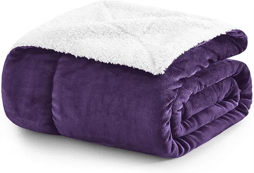 Miniatura 34 de MOONLIGHT20015 Mantas Sherpa de color rosa bebé tamaño King para cama – Paquete al por mayor de 9 mantas Sherpa – Manta suave y esponjosa