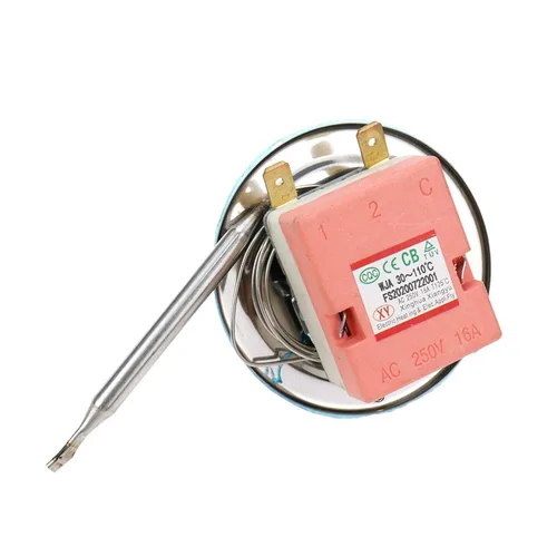 Miniatura 3 de Termostato de control de temperatura ajustable de 30-110 Celsius 125V/250VAC - Paquete de 2