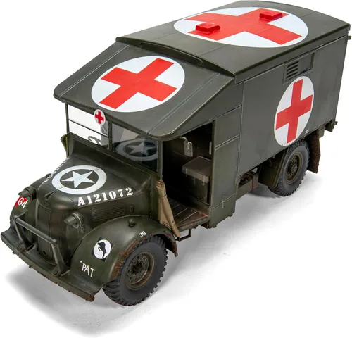 Miniatura 4 de Airfix Juego de modelos, A1375 Austin K2/Y, kit de modelo de ambulancia - Kit de construcción de modelo de vehículo de motor de plástico