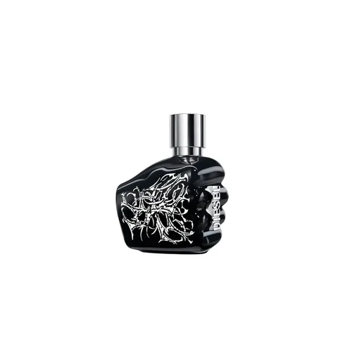 Diesel Only The Brave Tattoo, Eau de Toilette para hombre, amaderado con notas de manzana, pimienta bourbon picante y tabaco, 1.2 onzas líquidas