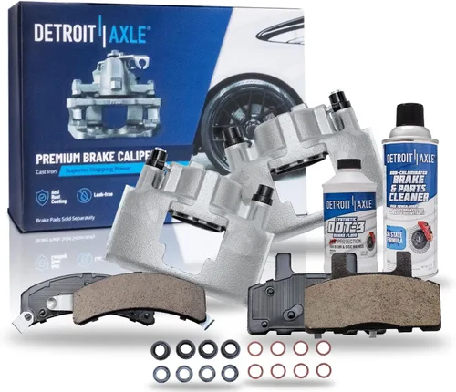 Miniatura 97 de Detroit Axle - Pastillas de Freno para Nissan Altima Sentra 350Z Juke INFINITI G35, Pastillas de Freno Cerámica Delanteras y Traseras Reemplazo