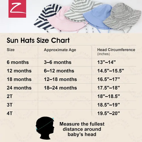 Miniatura 4 de Zutano Sombrero de sol para niños pequeñosbebés, ala ancha