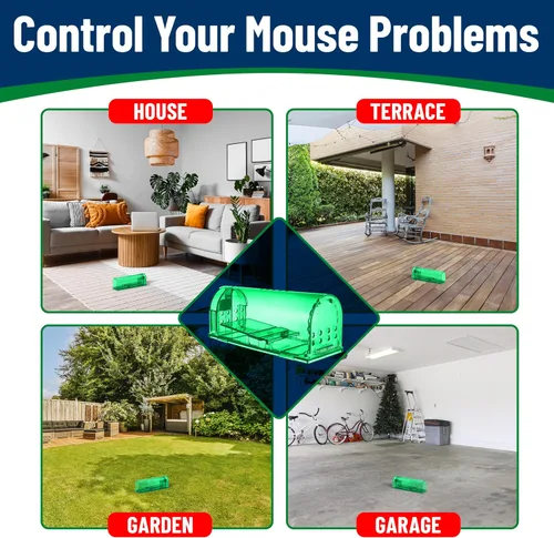 Miniatura 6 de Campior Trampa Humana para Ratones para Casa – Grande, Trampas para Ratones Sin Matar para Interiores para el Hogar, Trampa para Ratas y Ratones