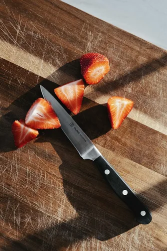 Miniatura 8 de DURA LIVING Juego de cuchillos de cocina de 3 piezas, acero inoxidable de alto carbono forjado ultraafilado, incluye chef de 8 pulgadas, utilidad