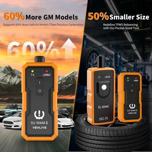 Miniatura 3 de Herramienta de reaprendizaje TPMS para sensor de neumáticos GM, versión mejorada EL-50448, herramienta de reinicio de activación del sistema