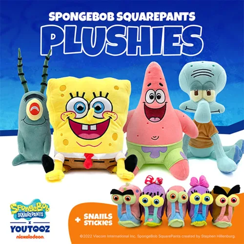 Miniatura 6 de Youtooz Plancton Sentado Peluche, 9 Pulgadas, Peluche Oficial con Licencia de Bob Esponja, Plancton The Chum Bucket de Bob Esponja Pantalones