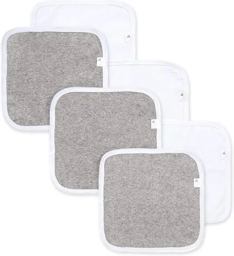 Miniatura 14 de Paños de limpieza para bebé de Burt's Bees Baby, 100% algodón orgánico, tejido de rizo suave y súper absorbente y paño de rizo tejido Tejido de rizo