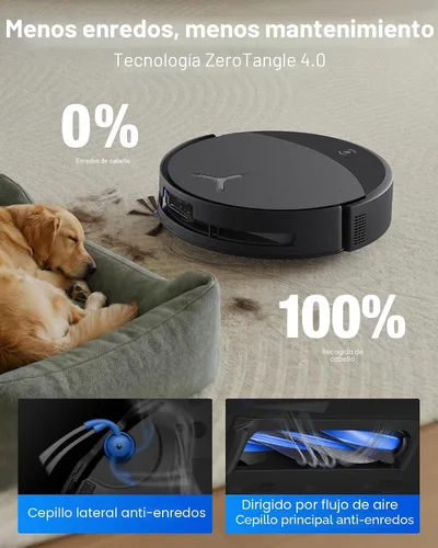Miniatura 4 de ECOVACS DEEBOT X9S PRO Omni Robot Aspirador y trapeador, succión de 30,000 Pa, mopa de rodillo OZMO autolimpiante instantánea, limpieza TruEdge