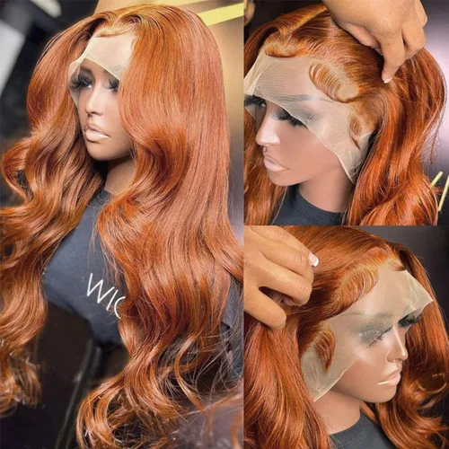 Miniatura 3 de Pelucas de cabello humano brasileño ondulado con encaje frontal HD de 13 x 4 pulgadas, sin pegamento, densidad del 150 %, línea de cabello natural