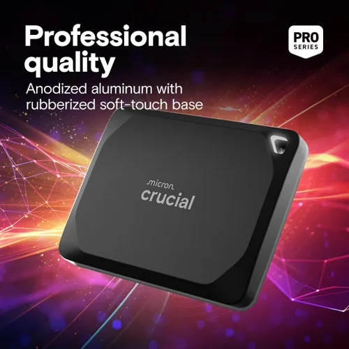 Miniatura 6 de Crucial X10 Pro SSD portátil de 4 TB, lectura de hasta 2100 MB/s, escritura de 2000 MB/s, 3.2 USB-C, unidad de estado sólido externa, almacenamiento