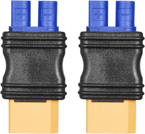 Miniatura 14 de EC3 conector macho a EC5 hembra conector adaptador para RC Lipo batería EC3 a EC5 adaptador (2 unidades)