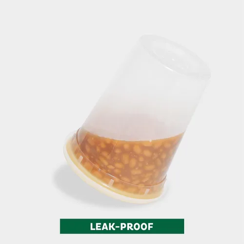 Miniatura 4 de Freshware Contenedores de almacenamiento de alimentos con tapas [8/16/32 oz x 20 cada uno, 60 juegos] recipientes para delicatessen, aptos