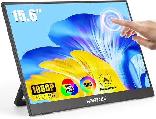 Miniatura 10 de Monitor Portátil Táctil de 14", 1920x1200 60Hz USB-C y Pantalla Externa FHD con Pantalla Táctil para Laptop/Mac/Juegos/Oficina, Monitor de Viaje