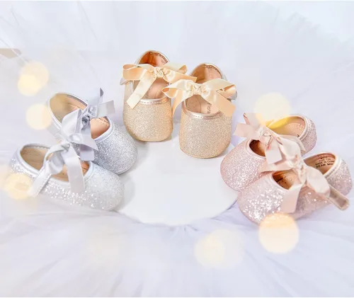 Miniatura 94 de Felix & Flora Zapatos de bebé de suela suave - Zapatos de bebé para caminar, mocasines, suela de goma, zapatos de cuna