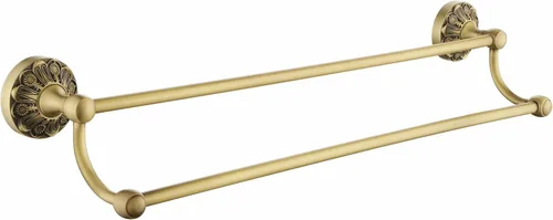 Miniatura 9 de Barra de Toallas de Latón Antiguo para Montaje en Pared, Soporte de Barra de Toallas de Baño de 24 pulgadas, Accesorios de Baño Decorativos Dorados