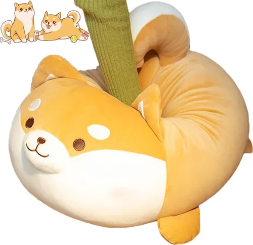 Lindos y suaves animales de peluche para perros Shiba Inu, juguetes de peluche para perros Shiba Inu, almohada de peluche para perros Shiba Inu,