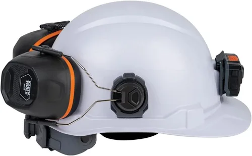 Miniatura 12 de Klein Tools 60532 orejeras con tapa y accesorio para casco de seguridad, 26dB NRR para construcción, fabricación, mantenimiento