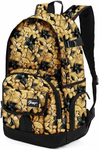 Miniatura 11 de Mochila escolar estilo Rickyh, mochila de viaje para hombres y mujeres, mochila ligera con compartimento para portátil, Tamaño único