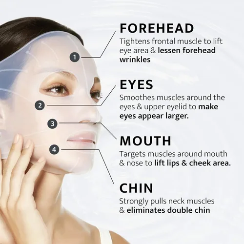 DOCTORCOS Juego de mascarillas súper elevadoras para la piel, máscara de silicona (reutilizable) + máscara Aqua Glow (3.71 onzas) + crema de relleno