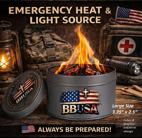 Miniatura 7 de Campfire in a Can - Made in USA - Portable Mini Fire Pit for Marshmallows & S’Mores - Hiking, Backpacking, Hunting, Fishing & Camping - Tactical