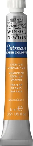 Miniatura 120 de Acuarela Cotman, tubo de 0.27 oz, color carmesí alizarina Gris de Payne
