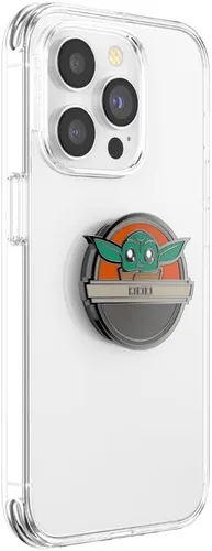 Miniatura 3 de PopSockets - Agarre para teléfono con soporte expandible, agarre adhesivo, PopOut, Starwars - Grogu Pod