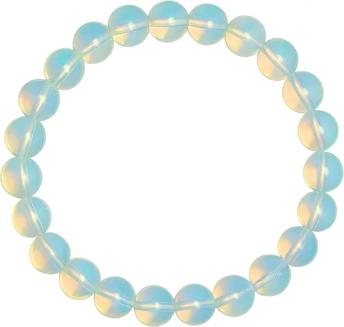 Miniatura 581 de Amazing Gemstone Pulsera de cristal para mujeres y hombres, pulsera de cristal curativo de protección, pulsera elástica con cuentas de piedras