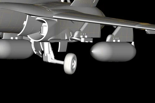 Miniatura 6 de Hobby Boss HY80268 F/A-18A Hornet Kit de construcción de modelo de avión