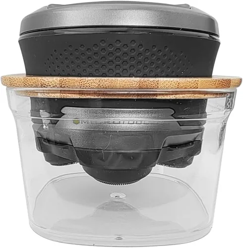 Miniatura 6 de Soporte de enjuague de bambú compatible con Microtouch Titanium Electric Head Shaver