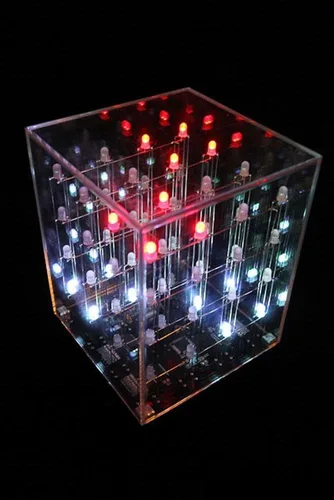 Miniatura 3 de 4 Cube, escultura de luz animada