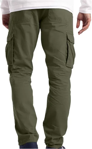 Miniatura 4 de Cargo Pants for Men Baggy Relaxed Fit Causal Work Trousers Outdoor Hiking Cargo Sweatpants Pockets Athletic Joggers