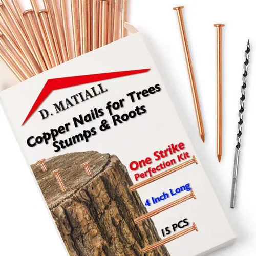 Miniatura 15 de Clavos de cobre – 110 uñas de techo de 1 pulgada – 99.95% clavos de cobre puro para techo, cobre intermitente, árbol, removedor de tocones, raíces