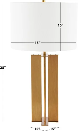 Miniatura 3 de SAFAVIEH Lighting Collection Vanya - Lámpara de mesa de 28 pulgadas (bombilla LED incluida)