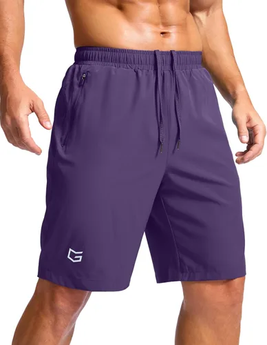 Miniatura 62 de G Gradual Pantalones cortos deportivos para correr para hombre con bolsillos con cremallera, de secado rápido, de 7 pulgadas, 5 pulgadas, 9