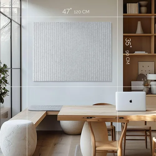 Miniatura 2 de VIVELDA Tablero de anuncios grande de 48 x 36 pulgadas, organizador de pared de oficina, reemplaza tus viejos tableros de corcho para paredes