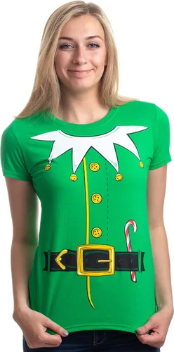 Miniatura 8 de Camiseta de disfraz navideño para mujer, camiseta de Halloween y Navidad pirata para mujer