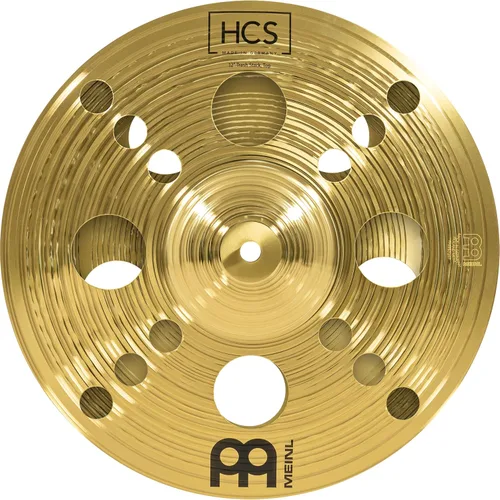 Miniatura 14 de Meinl 40.6 cm Platillos Trash Stack (2 unidades) con agujeros - Acabado tradicional HCS de latón para juego de tambores, fabricado en Alemania