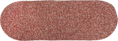 Miniatura 9 de Super Area Rugs Rustic Farmhouse Living - Alfombra trenzada reversible para interiores y exteriores, fabricada en Estados Unidos, color marrón