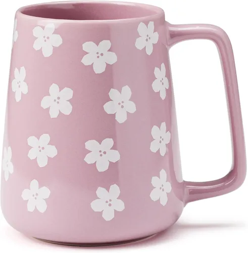 Miniatura 8 de Taza de café de cerámica de 24 onzas, taza de café con leche, taza de té para cacao, capuchino, latte, cereales, apta para lavavajillas, microondas