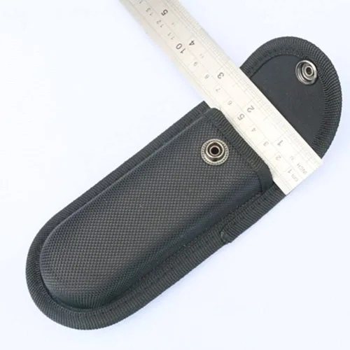 Miniatura 3 de Funda de cinturón de nylon reforzada en caja dura 2pcs para cuchillo plegable negro
