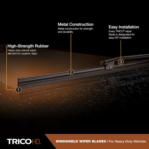 Miniatura 5 de TRICO HD - Limpiaparabrisas de repuesto para automóvil, de 11 pulgadas, resistente para todo tipo de clima, para modelos de vehículos seleccionados