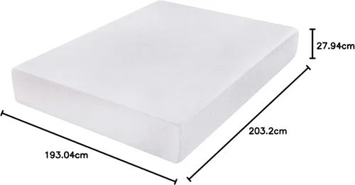 Miniatura 11 de Colchón de espuma viscoelástica de lujo PrimaSleep de 17, 23 y 28 cm, Espuma, Blanco