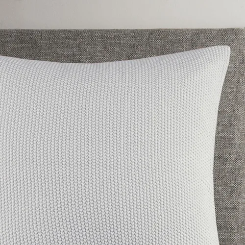 Miniatura 3 de Ink+Ivy Bree - Funda de almohada de punto de textura suave, funda decorativa europea, diseño de estilo de vida de cabaña para sofá, cama, sala