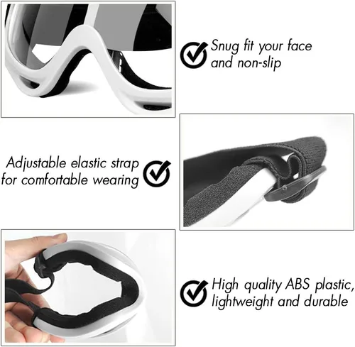 Miniatura 3 de POKONBOY Gafas protectoras/gafas de seguridad/gafas de motocicleta compatibles con pistolas Nerf para niños, adolescentes, juego de batalla al aire