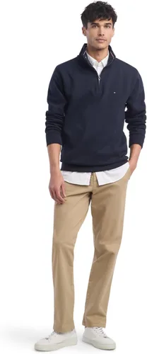 Miniatura 3 de Tommy Hilfiger - Sudadera sin botones de manga larga de vellón con cremallera de un cuarto para hombre