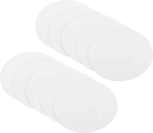 Miniatura 9 de PATIKIL Papel de cartón redondo de 2 pulgadas, 50 unidades de círculos de disco en blanco para decoración de fiestas, manualidades, manualidades
