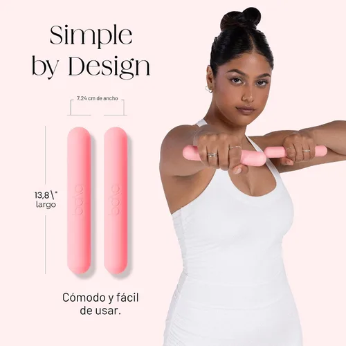 Miniatura 4 de Juego de mancuernas Bala Bars para mujeres y hombres - Juego de 2 barras diseñadas para caminar, entrenamiento de fuerza, HIIT, boxeo y aeróbicos